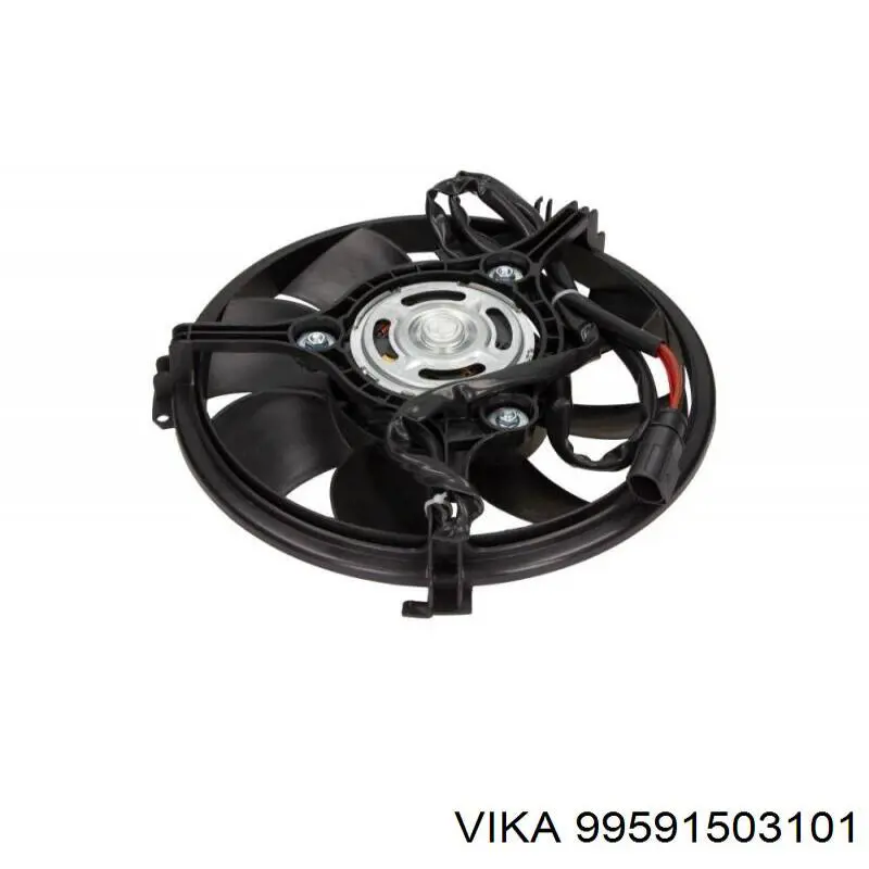 Ventilador (rodete +motor) refrigeración del motor con electromotor completo 99591503101 Vika