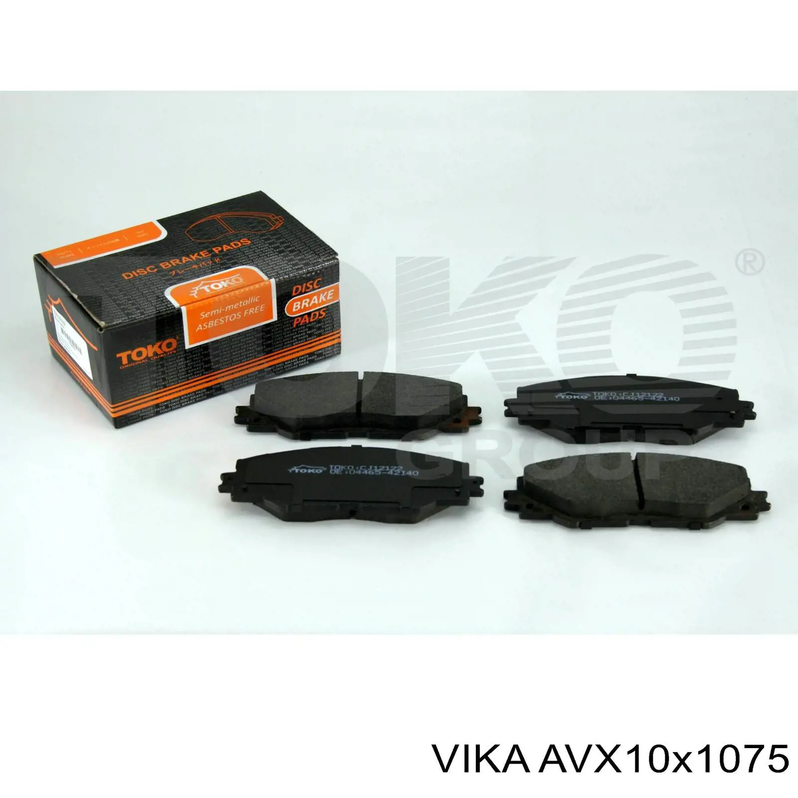 Ремень агрегатов приводной VIKA AVX10X1075