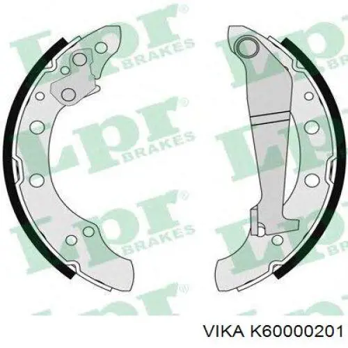 Ремкомплект тормозных колодок VAG 6R0698545B