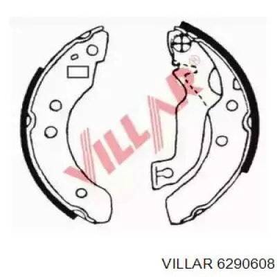 Задние барабанные колодки 6290608 Villar