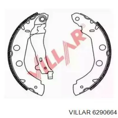 Задние барабанные колодки 6290664 Villar