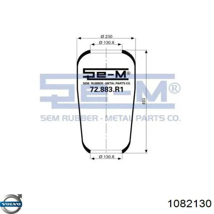 Рессора пневматической подвески Febi 101306 цена, от 9.47 USD