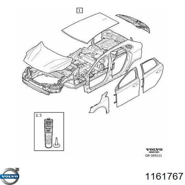 Купить 1161767 Volvo 