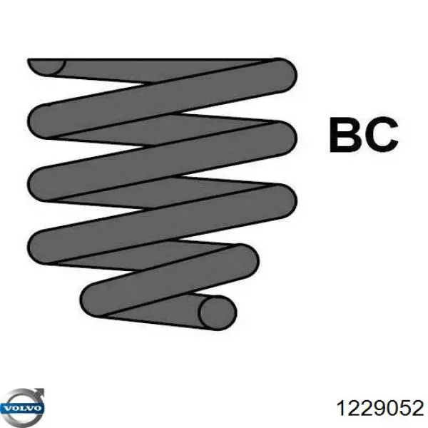 Задняя пружина 1229052 Volvo