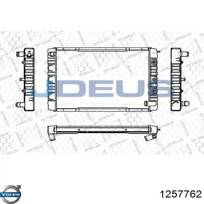 1257762 Volvo Радиатор основной