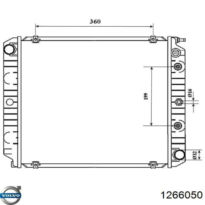 Радиатор 463027 Volvo