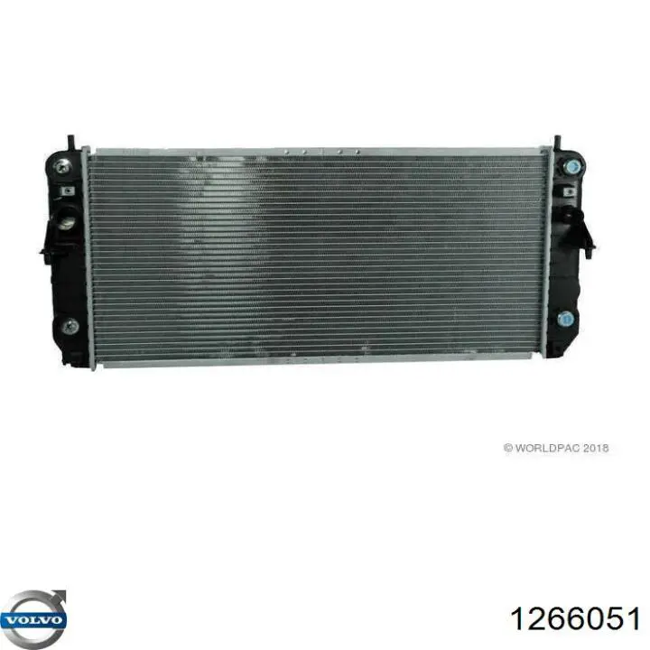 Радиатор охлаждения Volvo 1266051