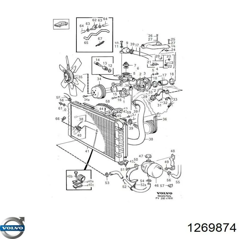 Помпа 12692992 Volvo