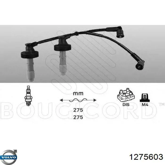 1275603 Volvo Провода высоковольтные