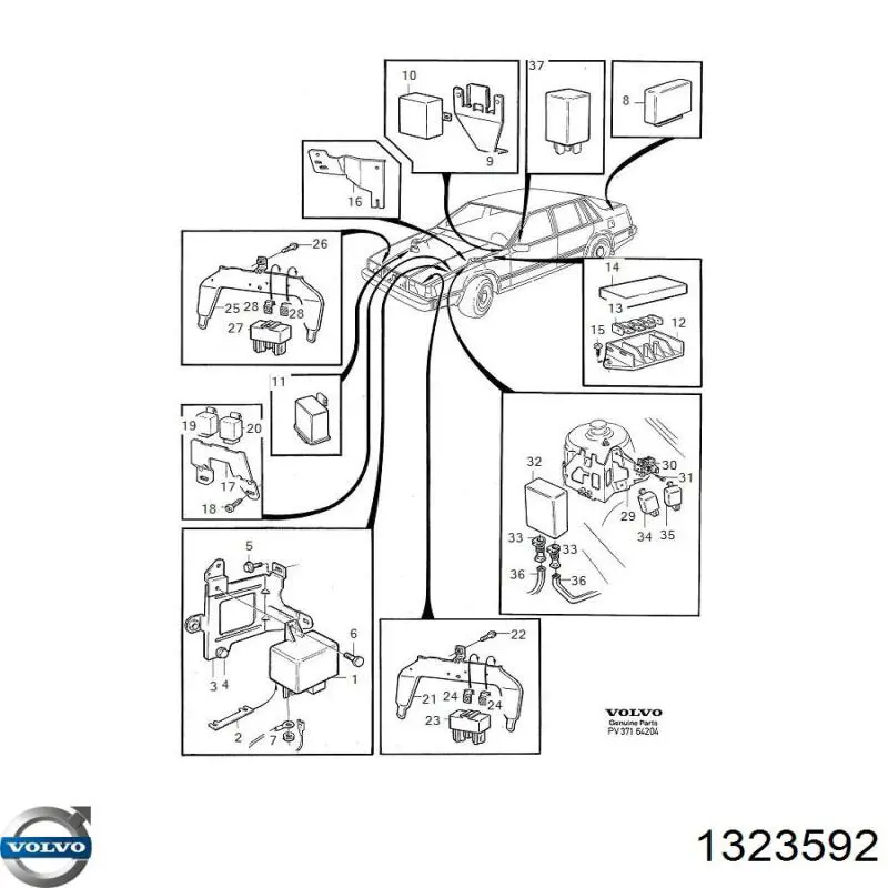 Купить 1323592 Volvo 