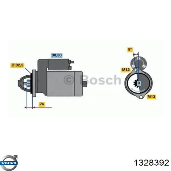 Купить 1328392 Volvo Стартер