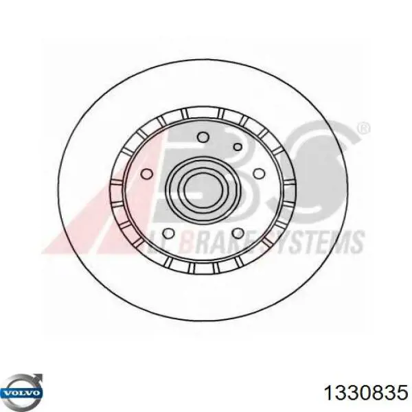 Передние тормозные диски 1330835 Volvo