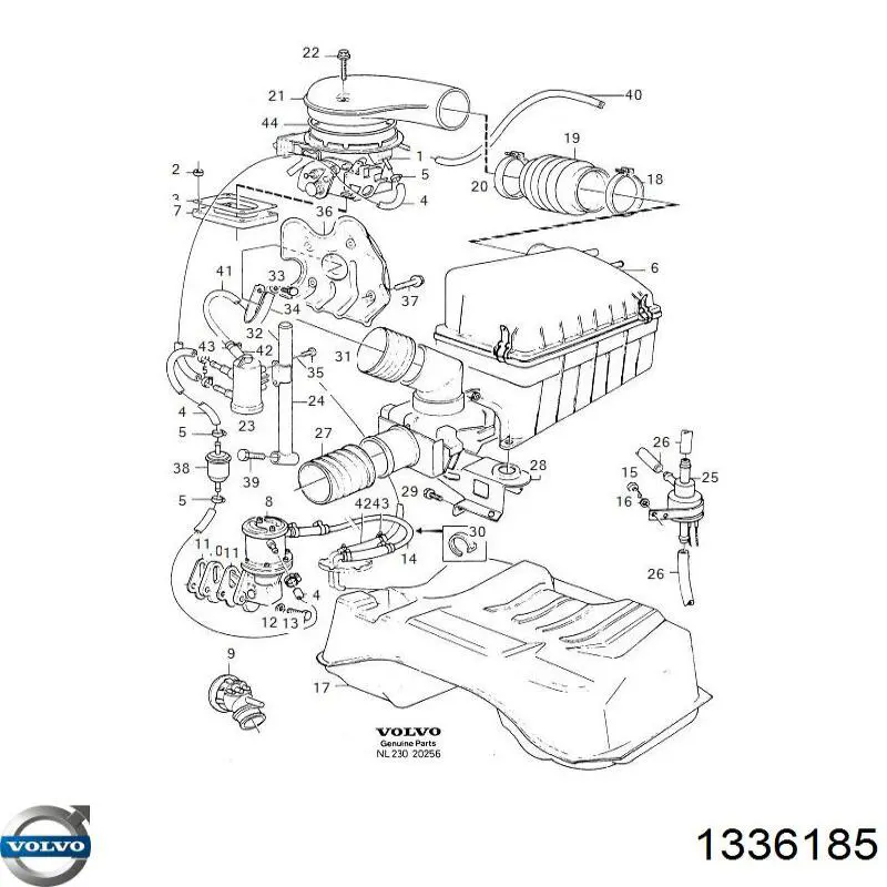 1336185 Volvo топливный насос механический