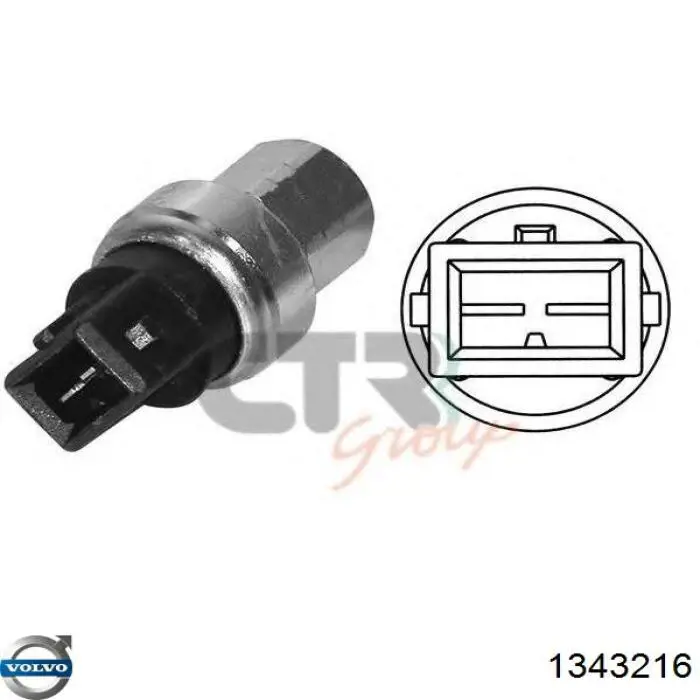 Датчик абсолютного давления кондиционера Volvo 9144340 цена, от 11.29 USD
