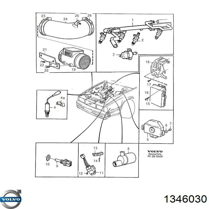 Датчик температуры радиатора Volvo 1346030 цена, от 8.51 USD