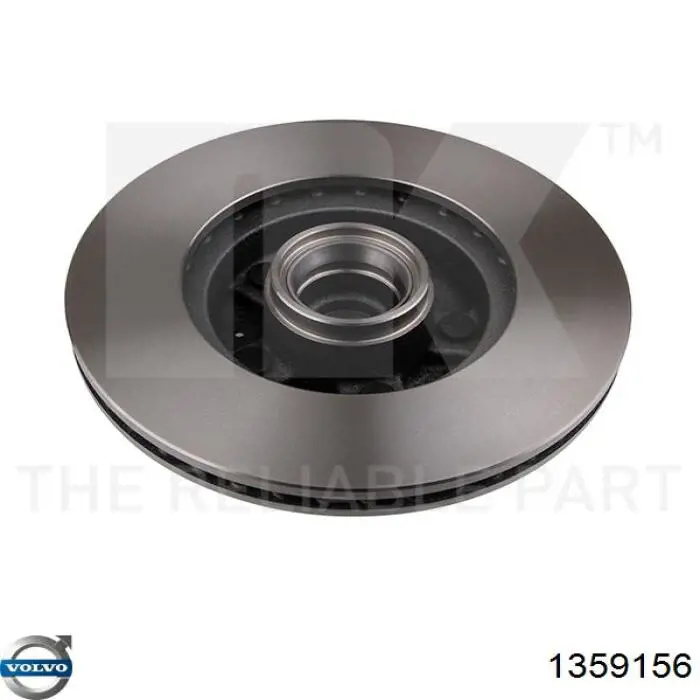 Передние тормозные диски 1359156 Volvo