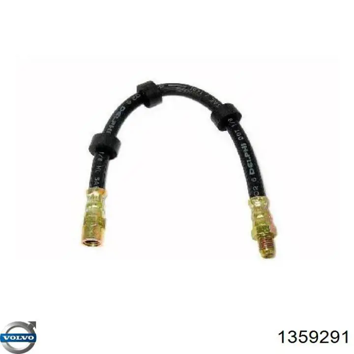 9209896 Volvo Гибкая тормозная трубка задняя