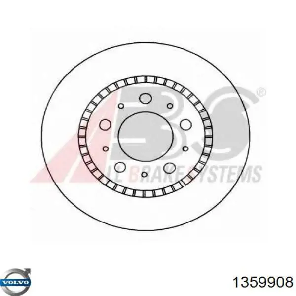 Купить 1359908 Volvo Ротор тормозной