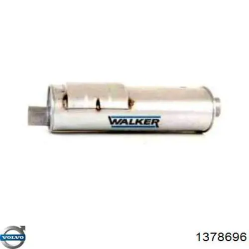 1378696 Volvo Выхлопная труба