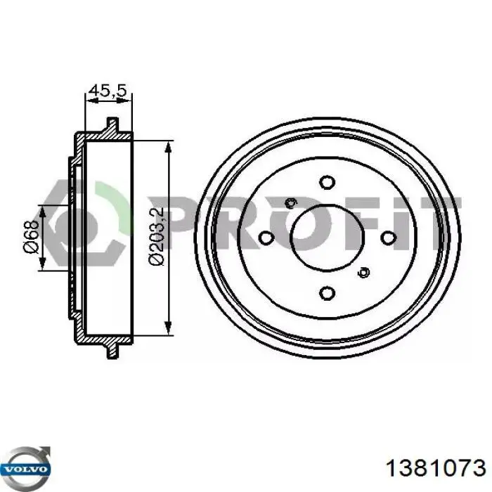 Купить 1381073 Volvo Тормозная жидкость