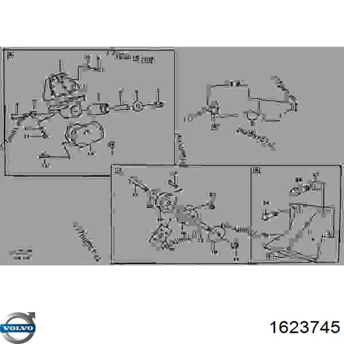 1623745 Volvo Подушка передней опоры двигателя