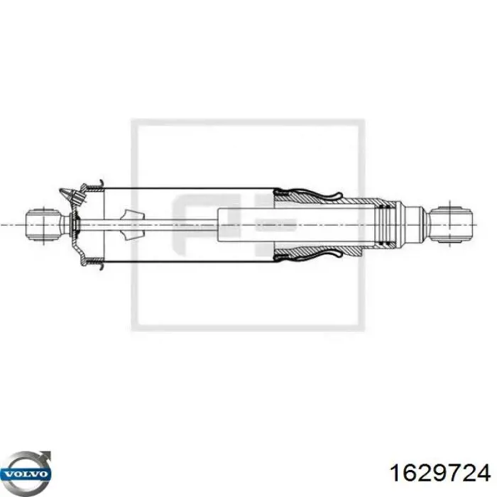 1629724 Volvo Демпфер кабины