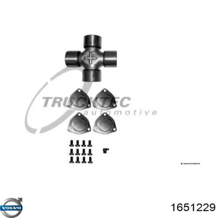 Крестовина карданного вала заднего 1651229 Volvo