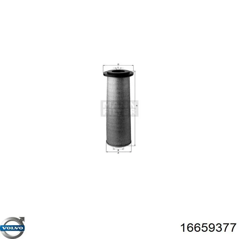 Купить 16659377 Volvo Автомобильный фильтр воздуха