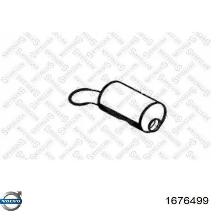 1676499 Volvo Выхлопная труба