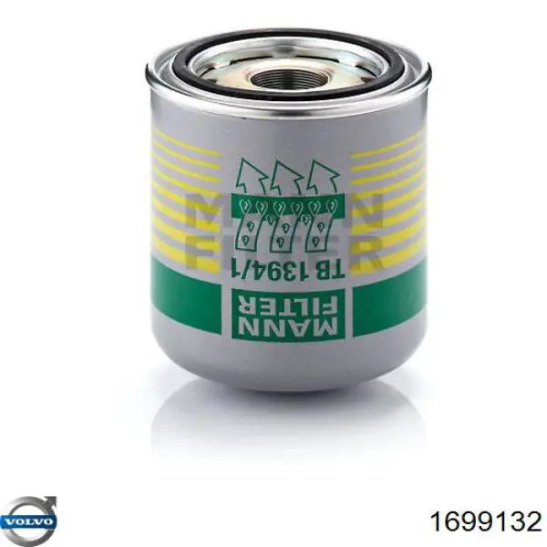1699132 Volvo фильтр осушителя воздуха (влагомаслоотделителя (TRUCK))