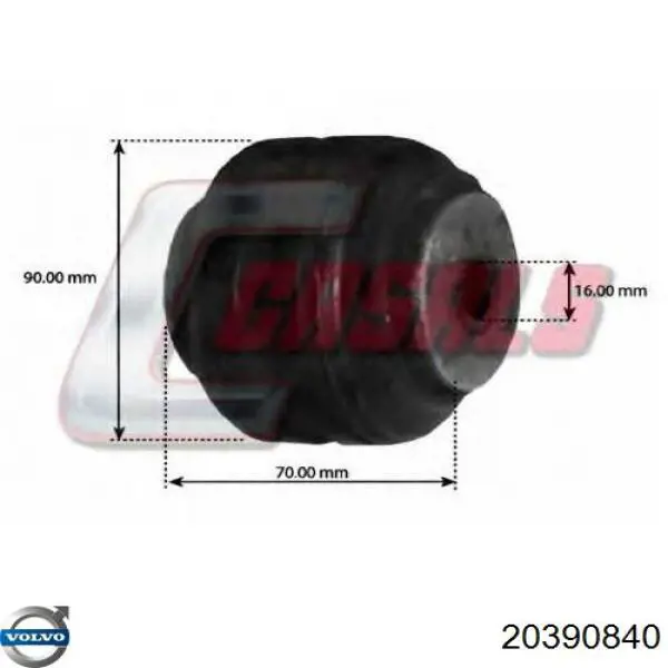 20390840 Volvo Крепление кабины