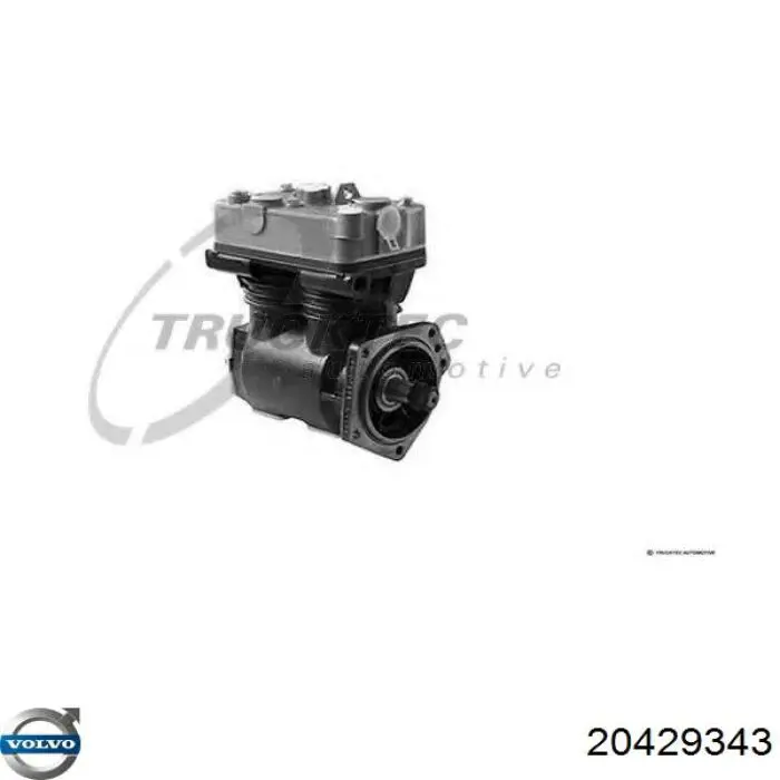 Компрессор пневмоподвески Volvo 20429343 цена, от 637.29 USD