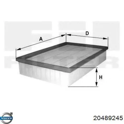 Фильтр воздушный отопителя Volvo 20489245 цена, от 8.45 USD