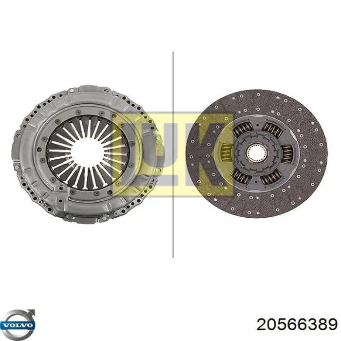 20566389 Volvo Диск сцепления ведомый