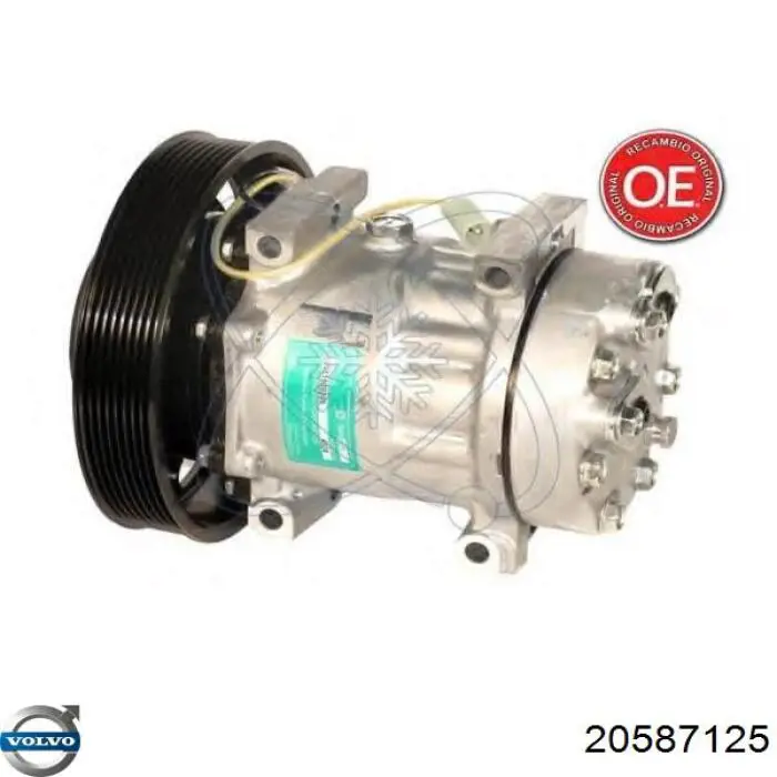 Компрессор системы кондиционирования Volvo 20587125 цена, от 212.73 USD