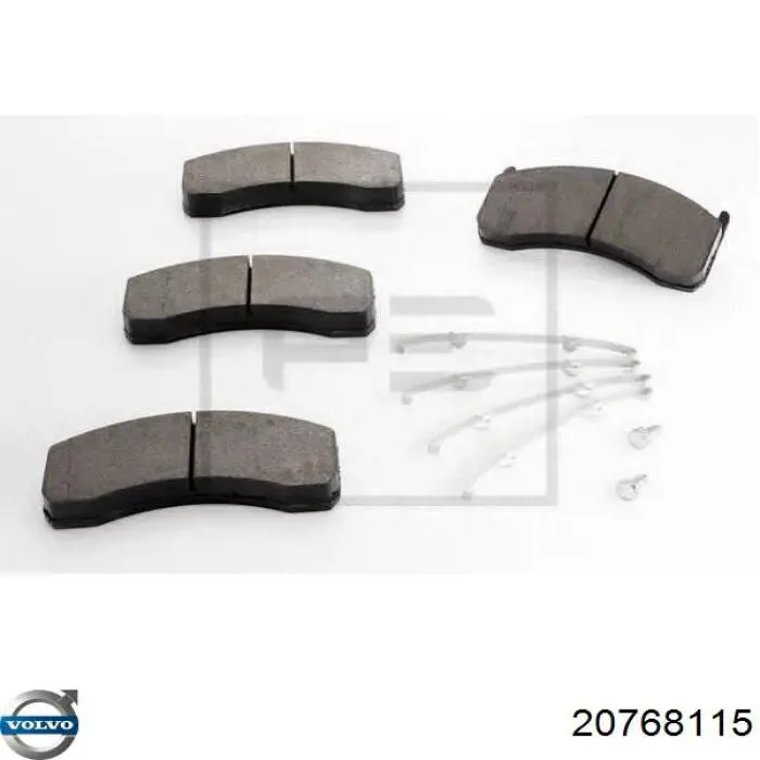 Колодки Volvo 20768115 цена, от 154.48 USD