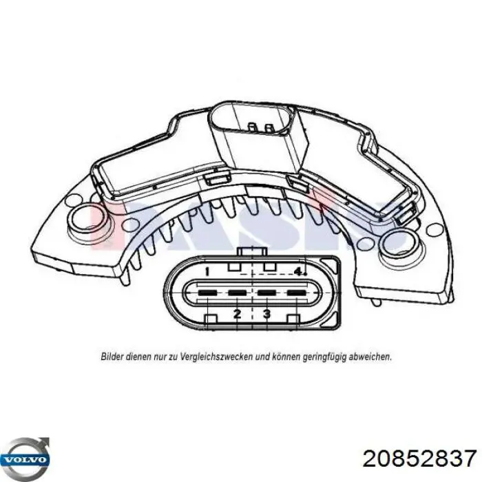 20852837 Volvo Реле печки