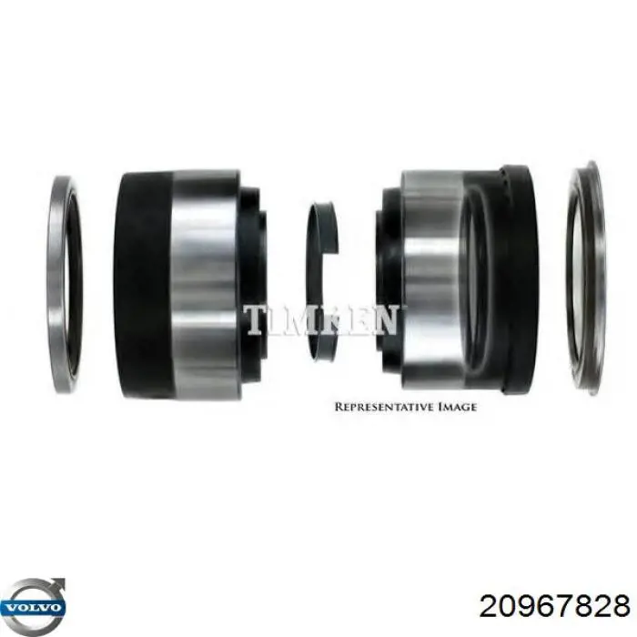 Подшипники задней ступицы Volvo 20967828 цена, от 73.00 USD