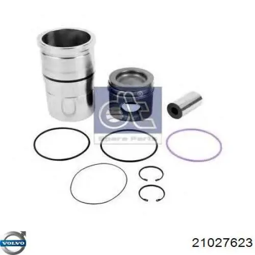 Комплект поршневой (поршень + гильза) Mahle Original 0388990 цена, от 282.50 USD