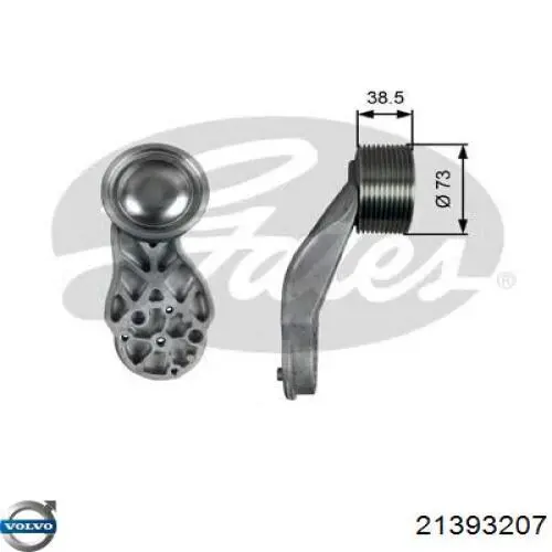 Купить 21393207 Volvo Паразитный ролик