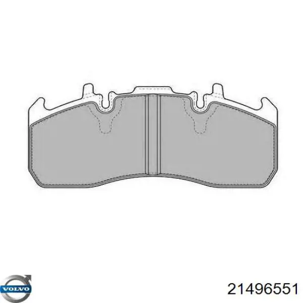 Купить 21496551 Volvo Колодки тормозные