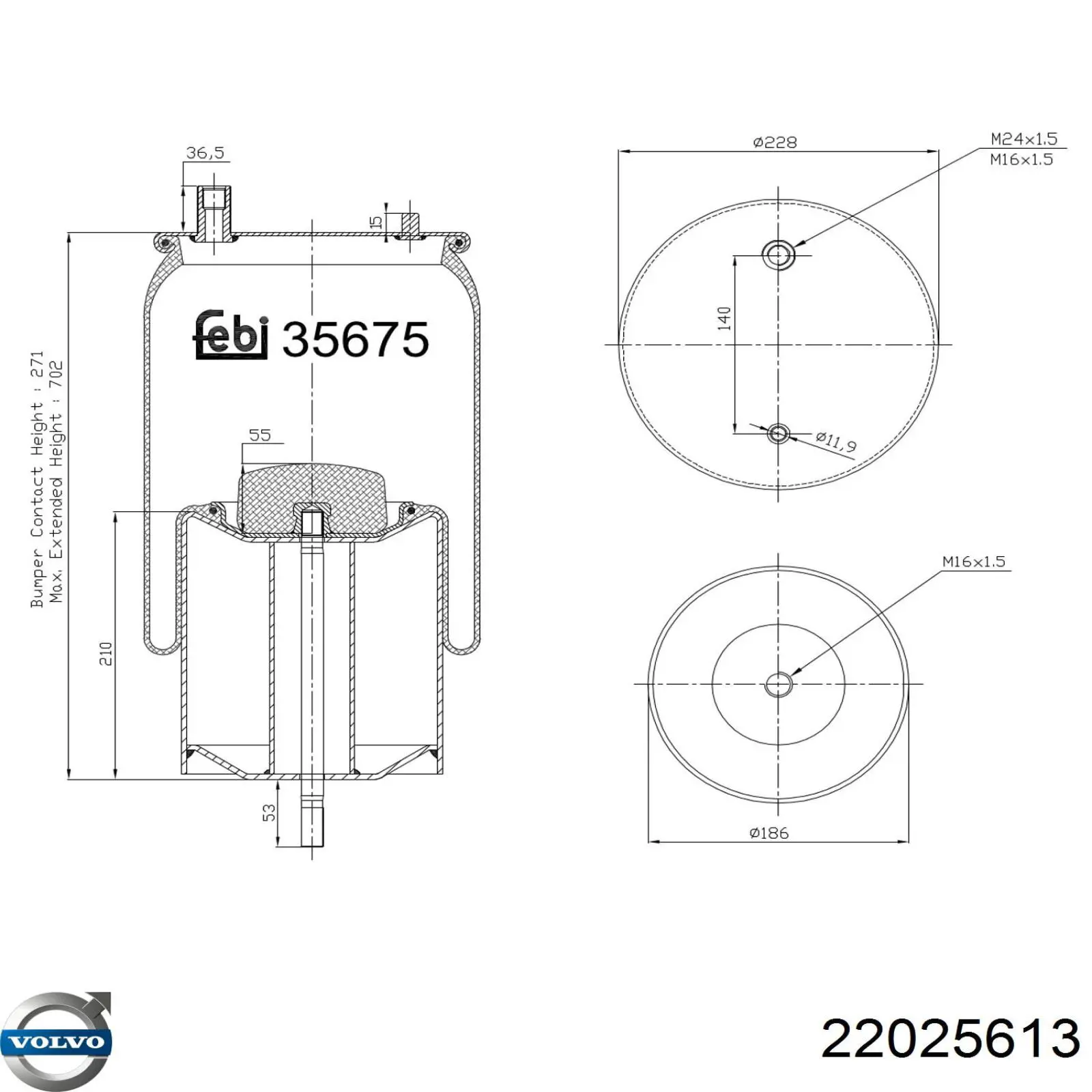  22025613 Volvo