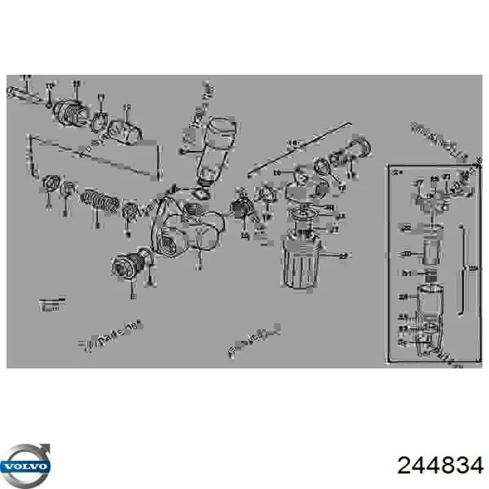 Купить 244834 Volvo Клапан обратный пневматический