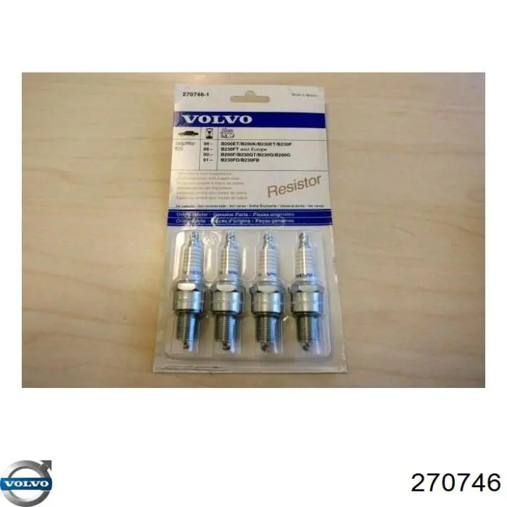 Свеча зажигания Volvo 270746 цена, от 3.13 USD