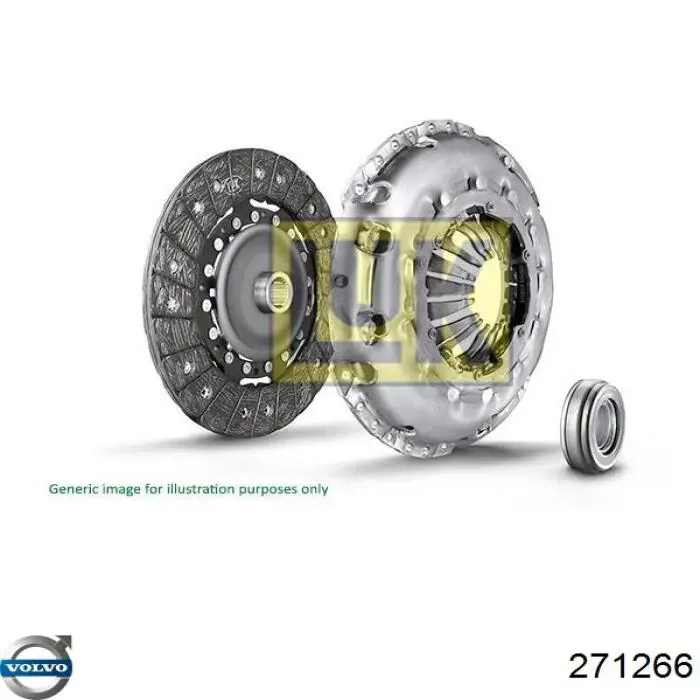 270895 Volvo kit de embraiagem (3 peças)