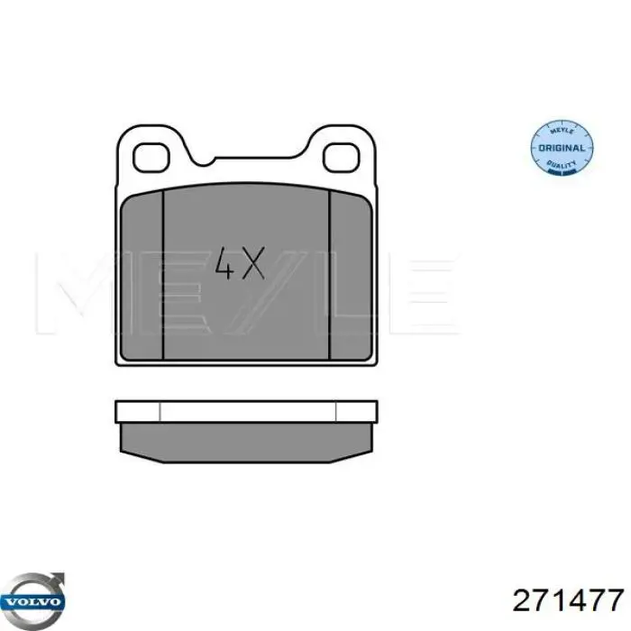 Колодки дисковые  Volvo 271477 цена, от 15.36 USD