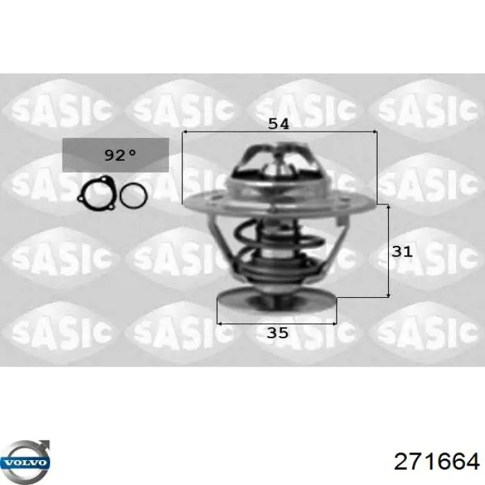 271664 Volvo Авто термостат