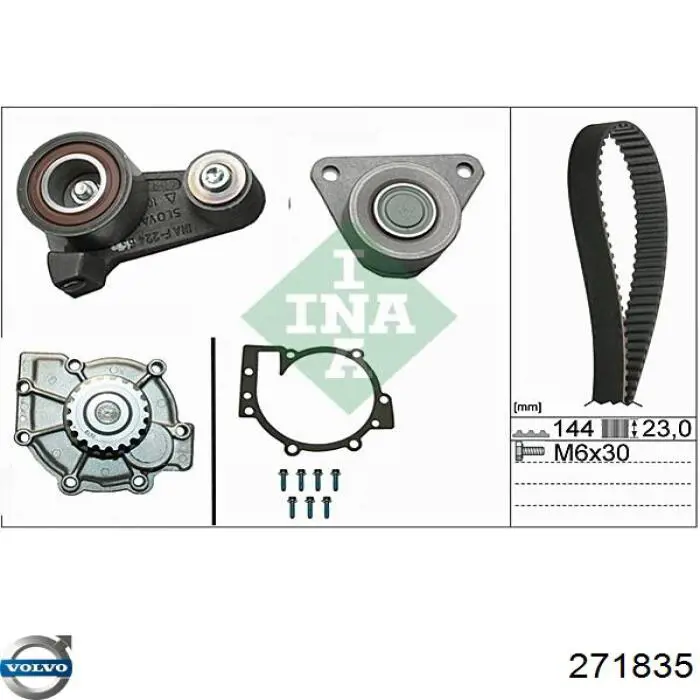 Зубчатый ремень Volvo 271835 цена, от 19.85 USD
