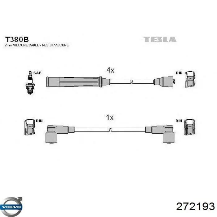 Купить 3203926 Volvo Провода высокого напряжения