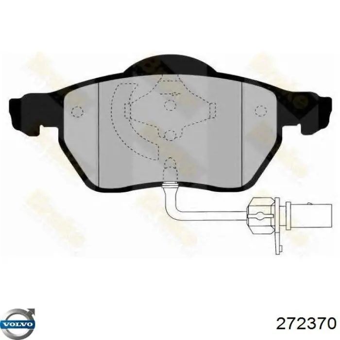 Купить 272370 Volvo Колодки тормозные